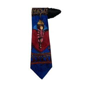 Filmore Poster Ties Heart & Torch NO 136 Santana Chicago Vintage Novelty Necktie